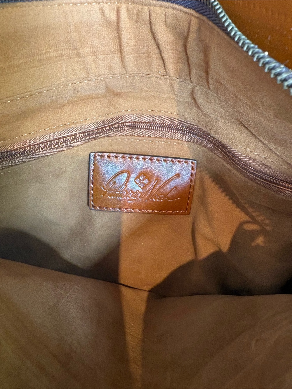 Patricia Nash Calvi Leather Satchel Handbag in Vintage Victorian Garden - Picture 13 of 16